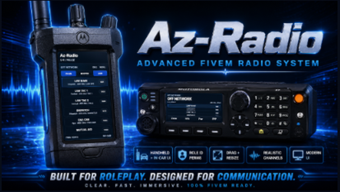 Az-Radio | Standalone FiveM Emergency Radio System
