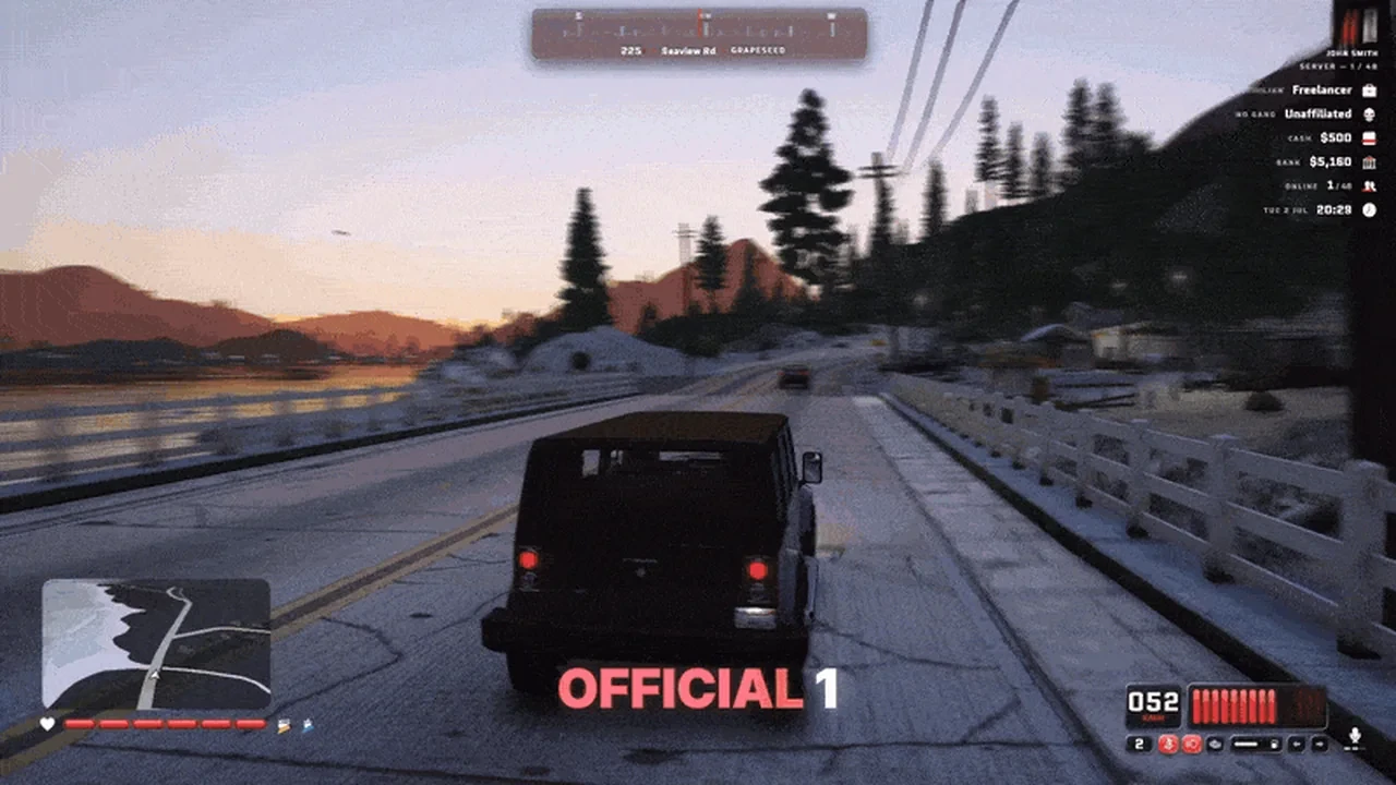 HUD Ultimate for FiveM, in game