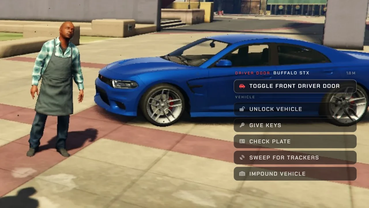 Target for FiveM, in game