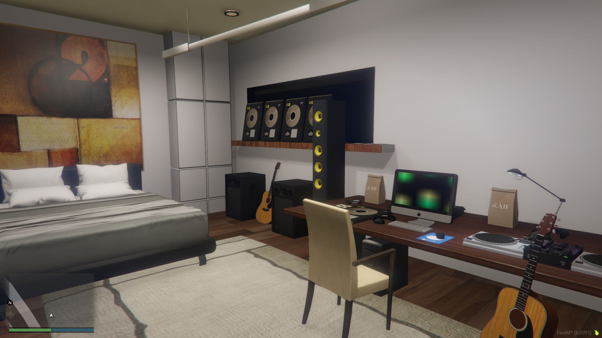 FiveM MLO trap house recording studio combined interior