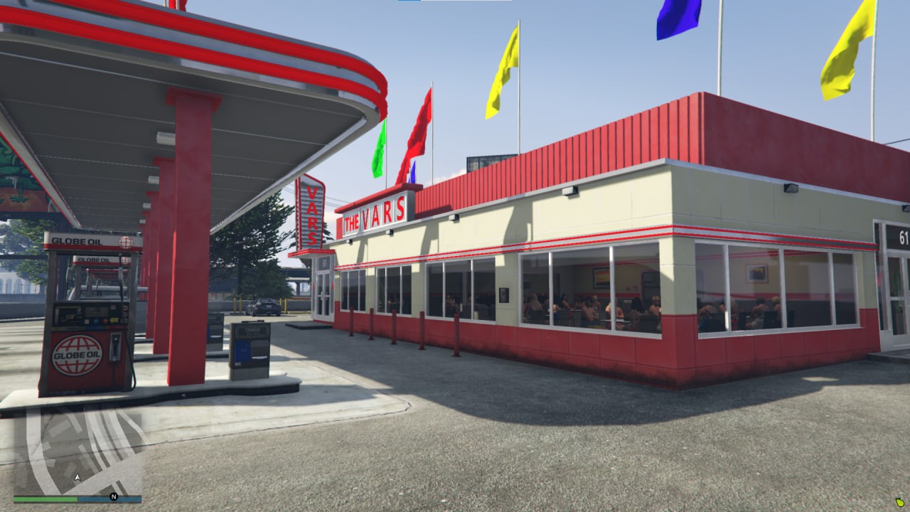 FiveM MLO branded fast food restaurant custom identity map
