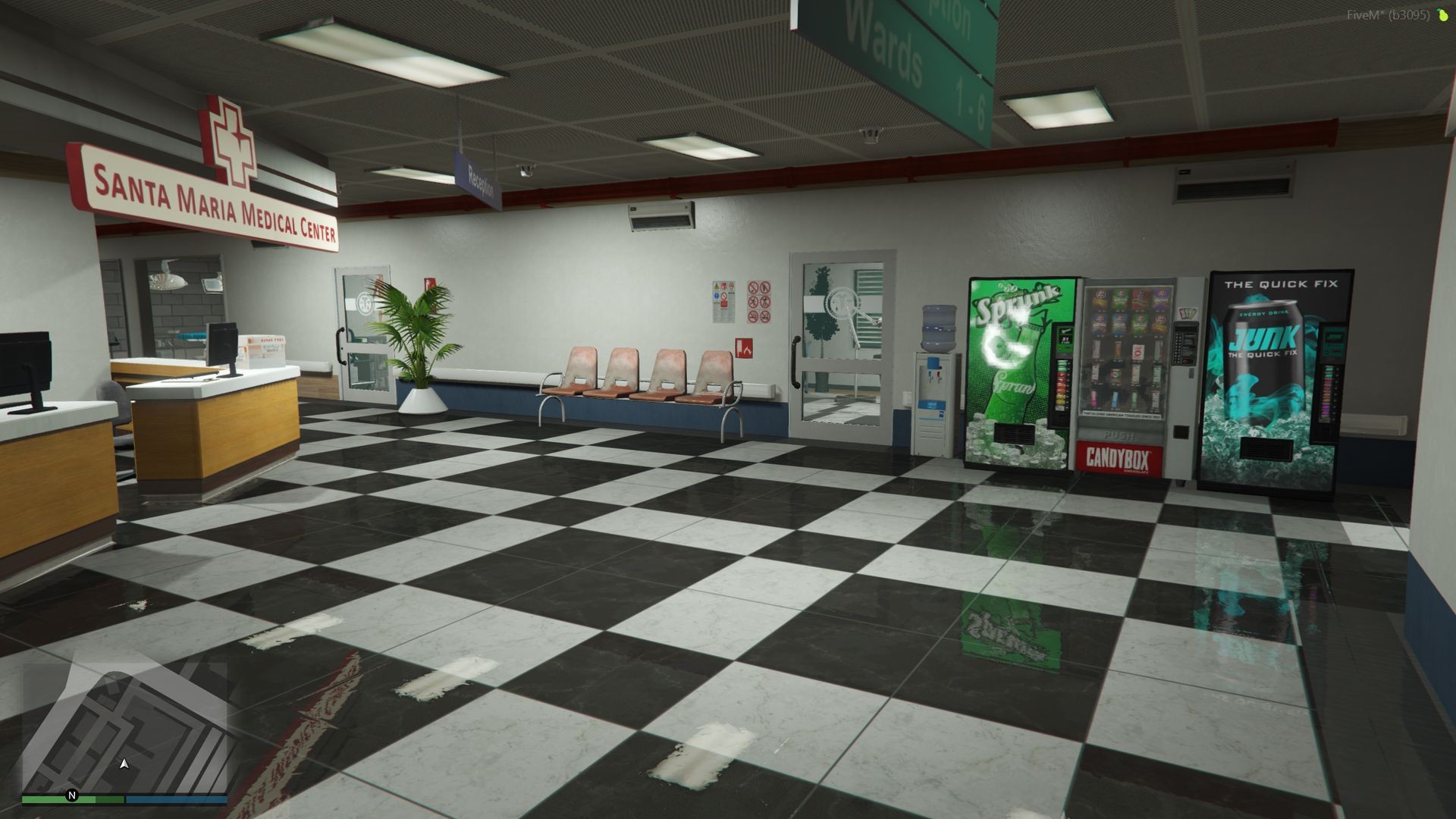 FiveM MLO hospital reception lobby EMS roleplay server map