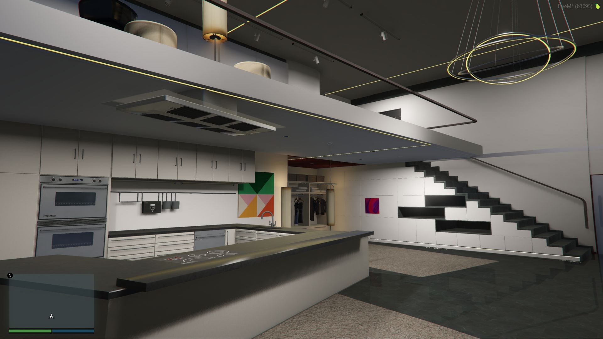 FiveM MLO dark luxury penthouse black marble interior vol 3