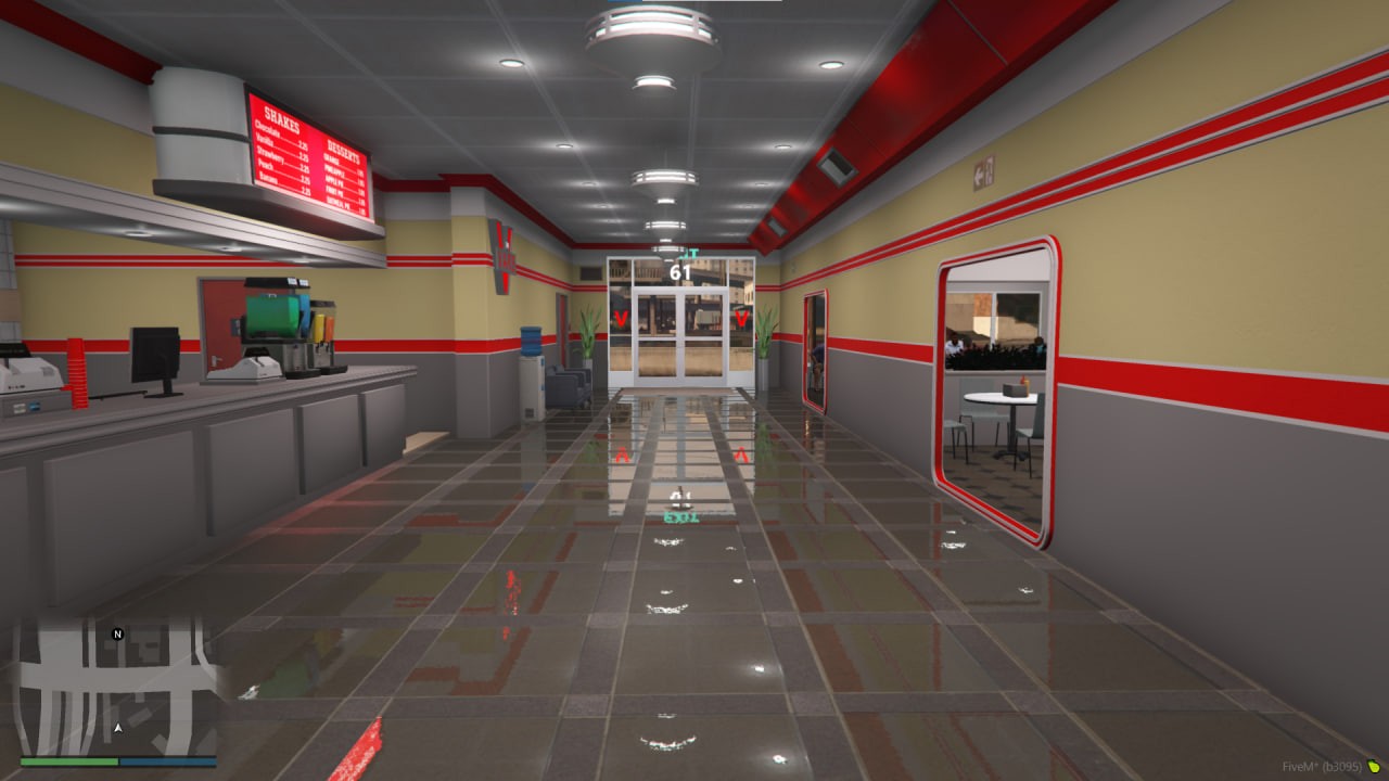 FiveM MLO The Vars fast food counter kitchen interior