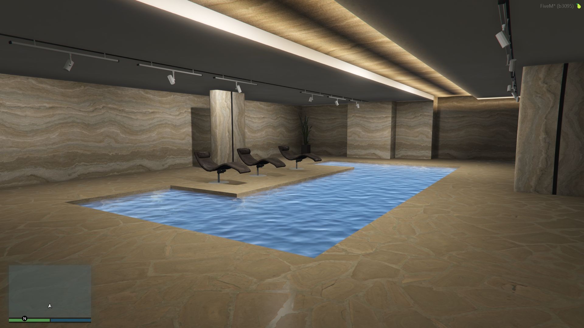 FiveM MLO luxury penthouse bar lounge two floor layout