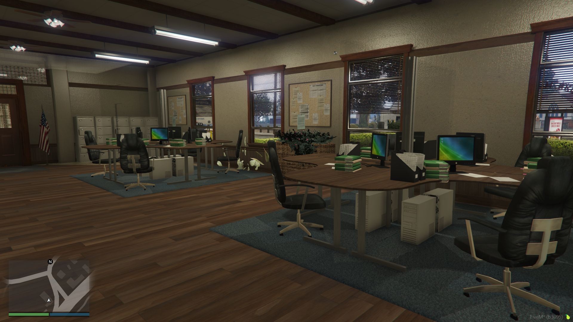 FiveM MLO police department cafeteria waiting lobby interior