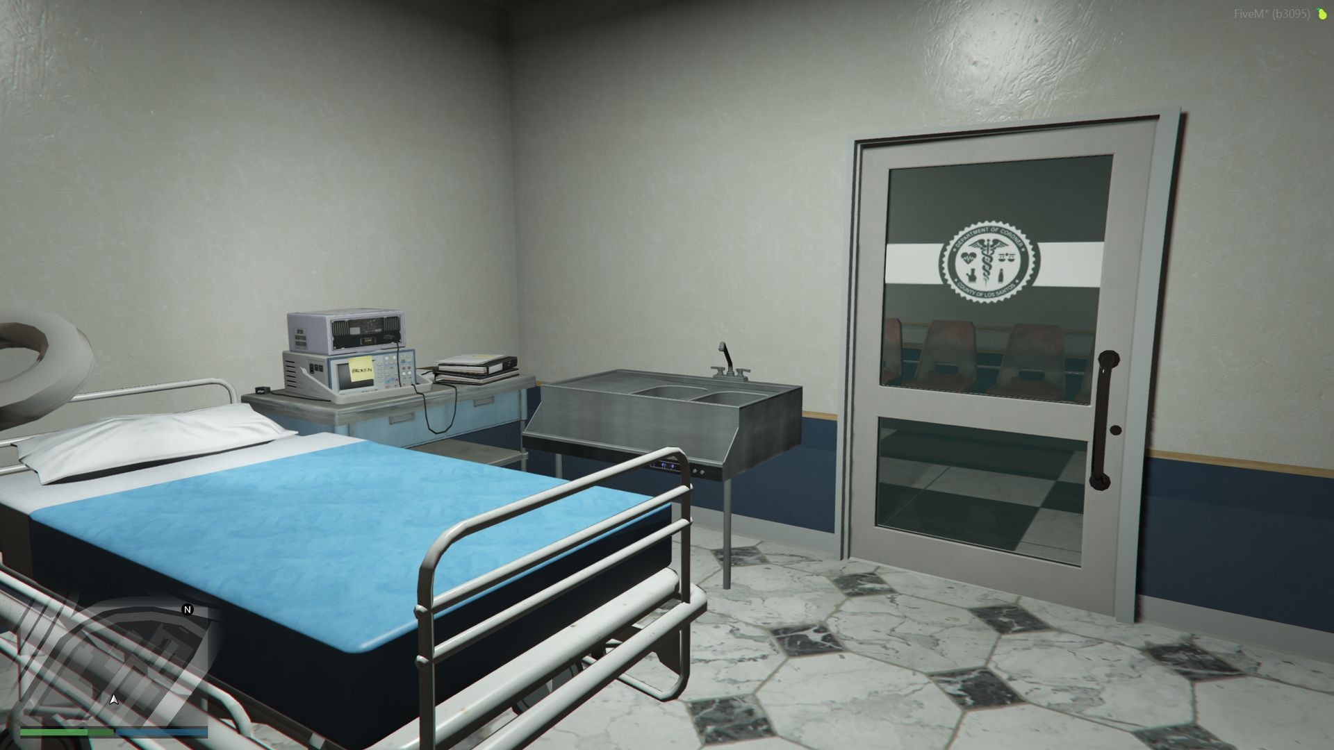 FiveM MLO hospital staff area waiting zone interior