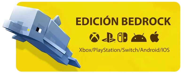 Edición Bedrock · Xbox/PlayStation/Switch/Android/iOS