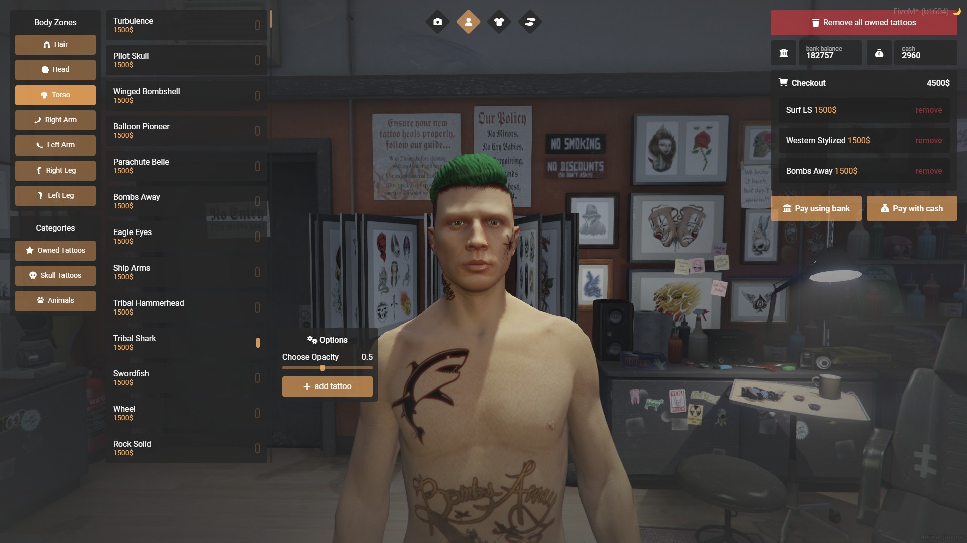 fivem Tattoos
