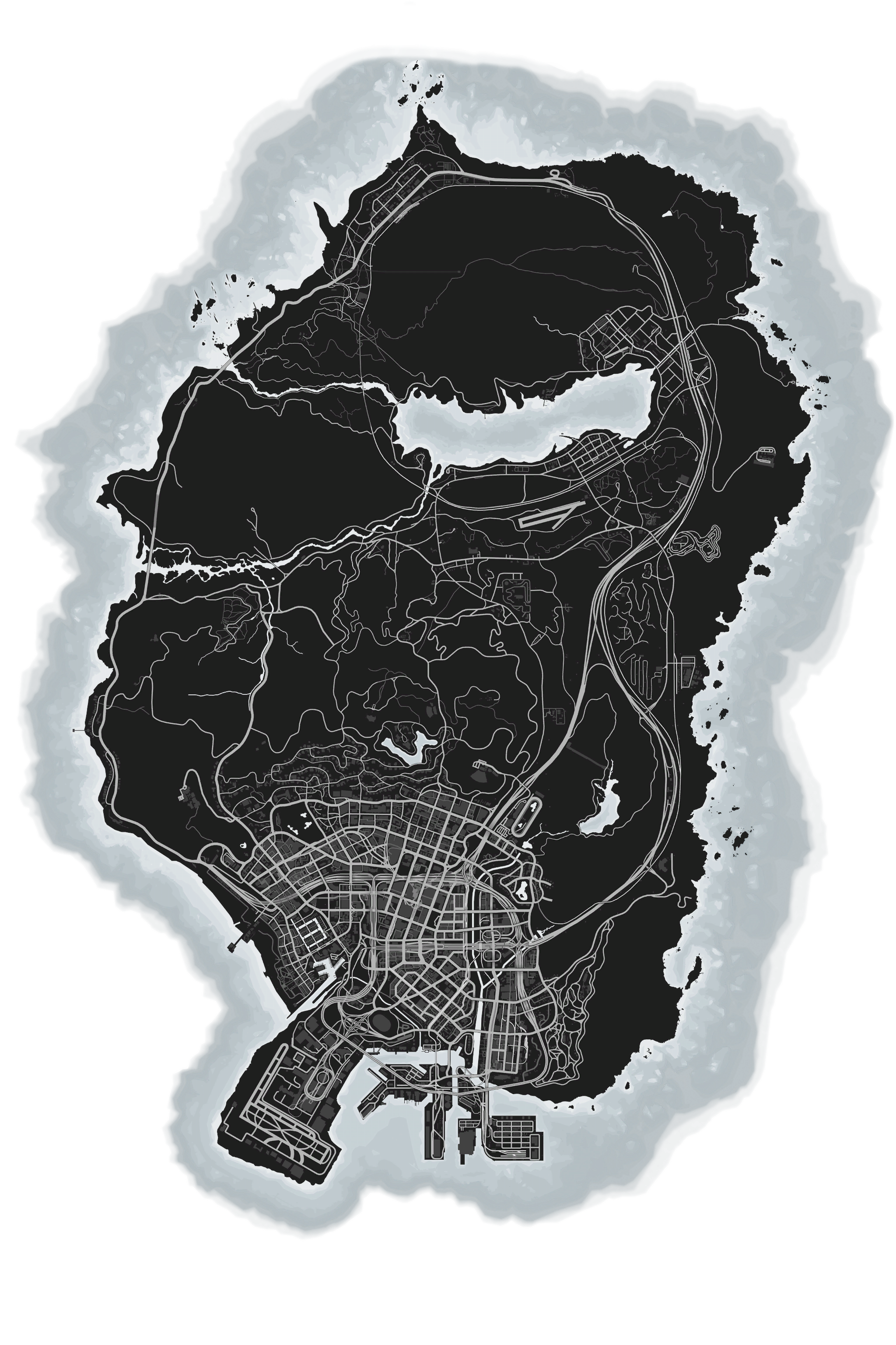 Full GTA V map