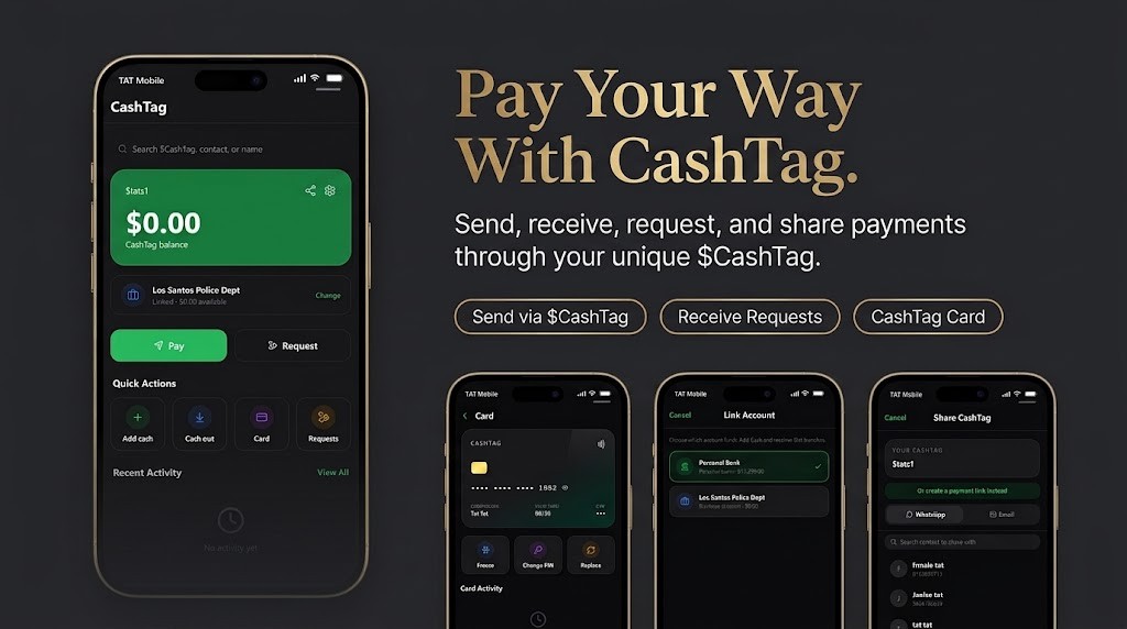 CashTag and Wallet
