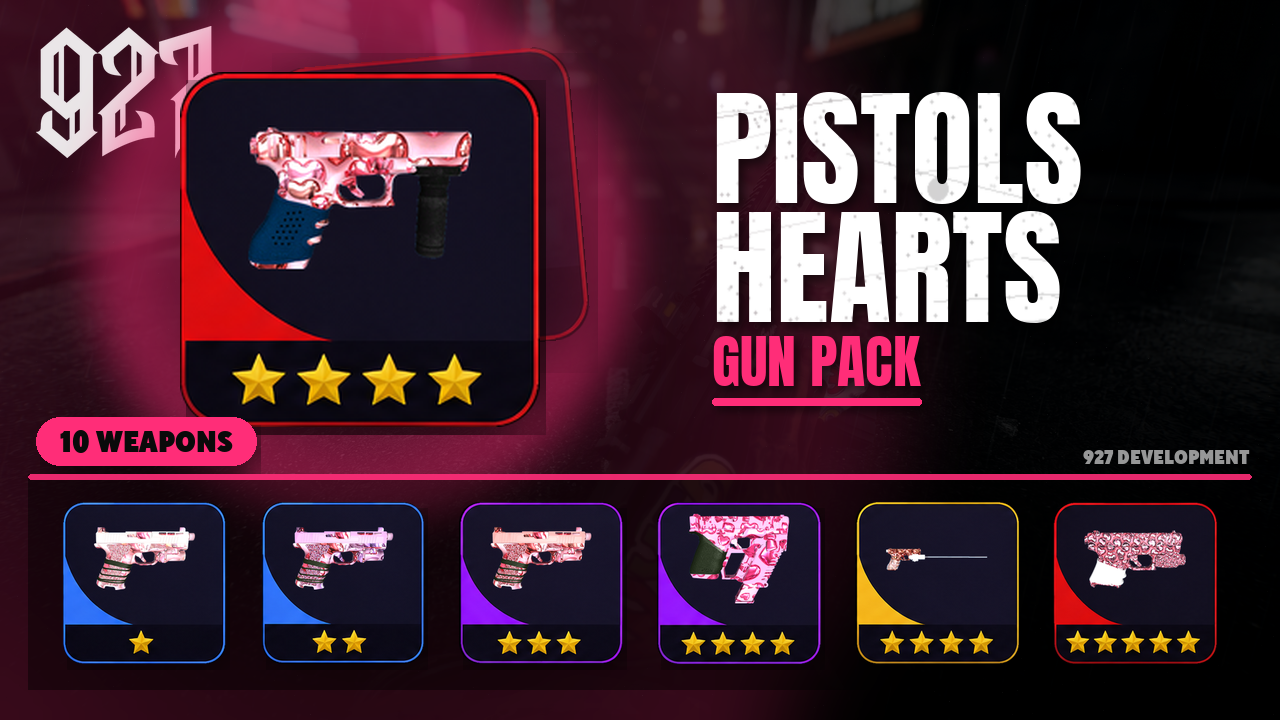927 Hearts weapon pack