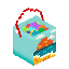 Cubo de Globos + Cocos