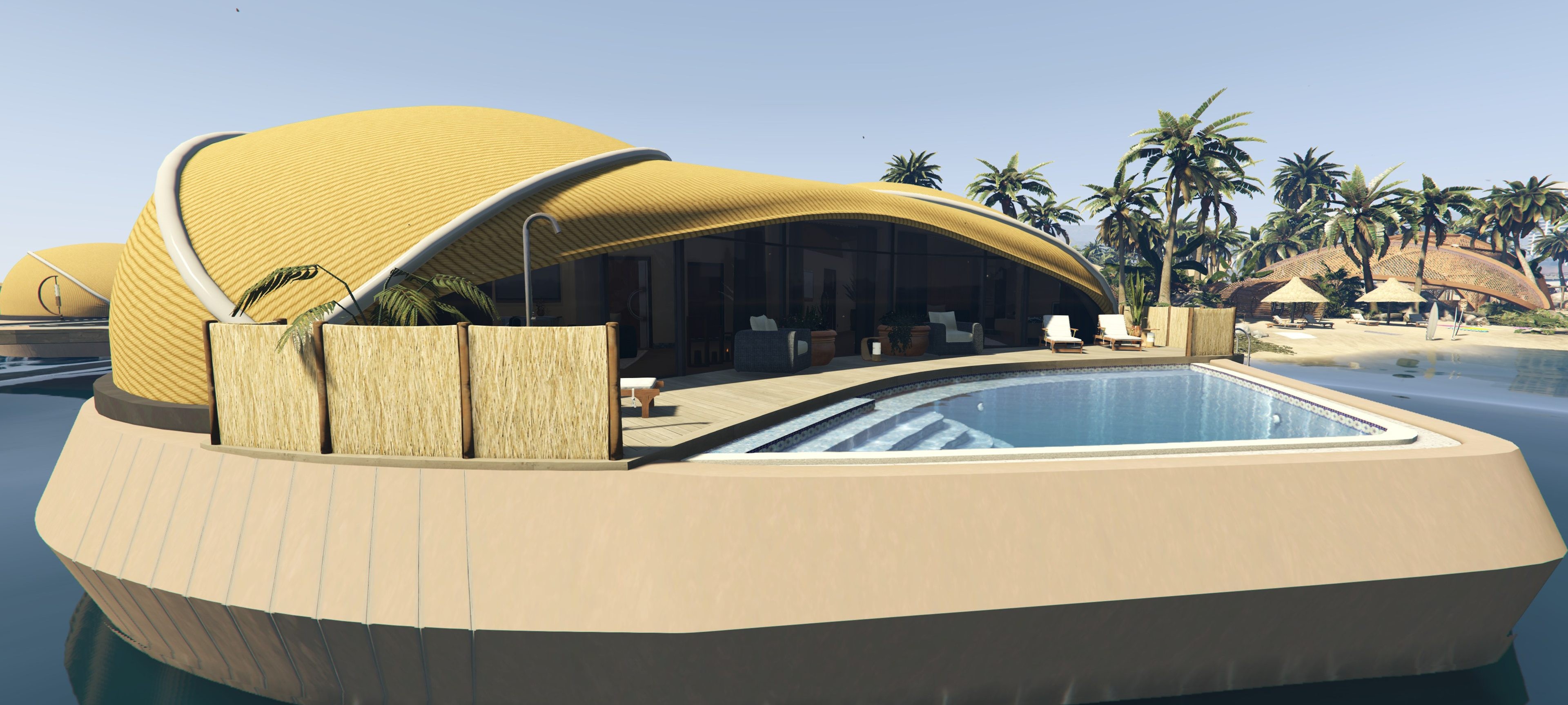 Pearl's Resort sponsor water hotel exterior