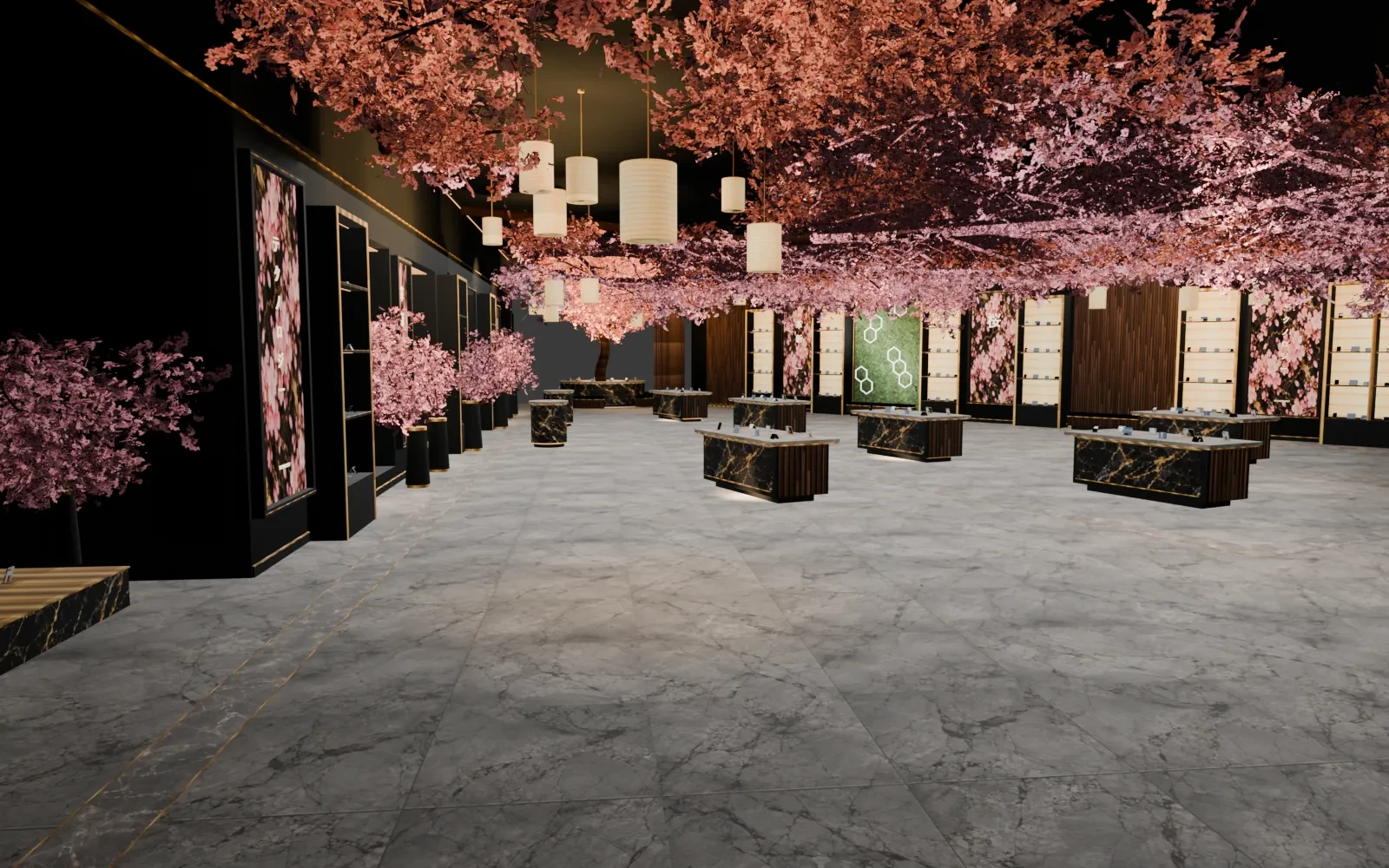 YUMI : tables d’exposition