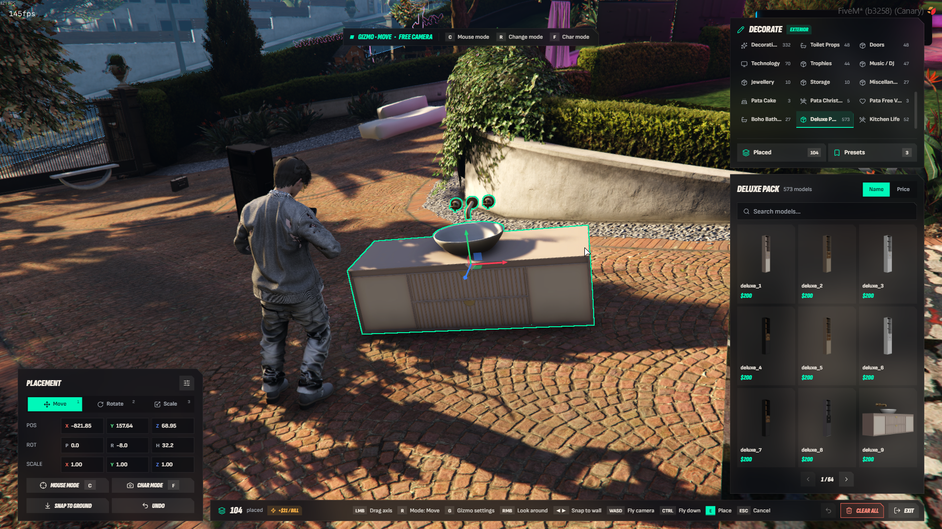 Decoration mode